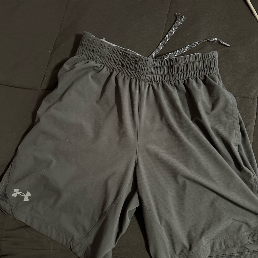 Under Armour Charcoal Gray Sports Shorts